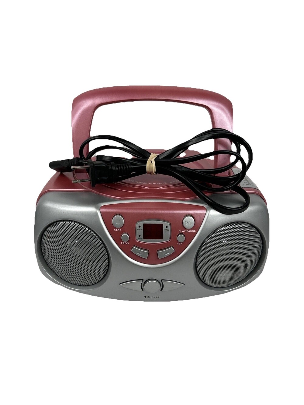 Sylvania SRCD243M Portable CD Player Pink AM/FM Radio Boombox Tested